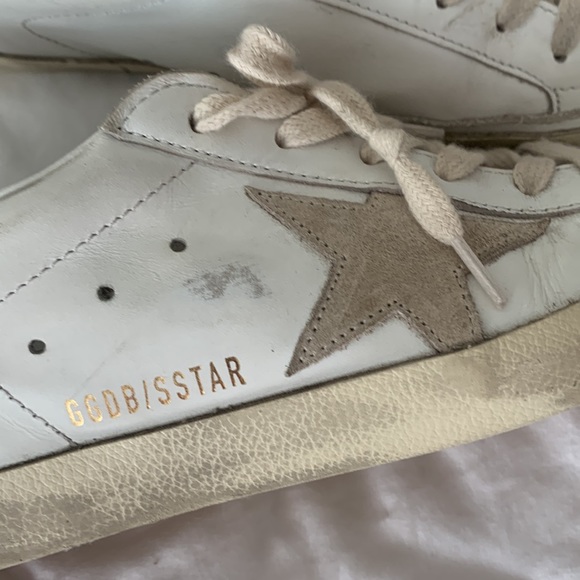 Golden Goose Super-Star Sneakers with Pink Glitter Heel - Picture 7 of 7